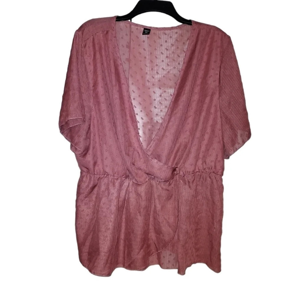 Shein blush light flowy blouse